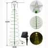 Solar Kerst Lichtboom Stand Outdoor Tuin LED Grondlamp String Waterdicht IP65 Ster Bruiloft Decoratief Licht LL