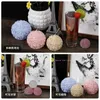 Hantverksverktyg Rose Ball Candle Silicone mögel Diy Oregelbunden geometrisk våg Roterande mögel Runda gör harts