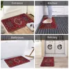 Moroccan Ethnic Decorative Bathroom Mats Small Rugs Soft Kitchen Home Living Room Carpets Entrance Door 240131