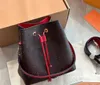 10A Sac de créateur Femme Véritable Cuir Marron Fleur NEONOE MM Sac seau Sacs à bandoulière fourre-tout Sac à bandoulière Sacs à main Sac fourre-tout Portefeuilles Sac à dos avec boîte d'origine 26 cm