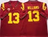 USC Trojans voetbalshirt Op voorraad 5 Reggie Bush 32 O.J.Simpson 43 Troy Polamalu 13 Caleb Williams 14 Sam Darnold 33 Marcus Allen 55 J H Hoog hoog