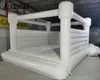 Atacado comercial branco bounce house inflável casamento bouncer nupcial comercial jumper crianças auditorias saltando castelo inflável com ventilador 001