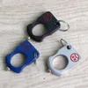 Outdoor Keychain Creative Ring Single Finger Cl Designers Tiger Fist Hand Palm Four Window Breaking Tool 0BEG