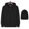 Clássico em branco zip up hoodies unisex moda zíper hoodie masculino zipup simples moletom com capuz para sudadera con capucha felpo 240201