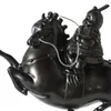 Sculpture de cavalerie rétro, artisanat créatif, personnages, mobilier en résine, décoration de bureau, ornements de guerriers, décoration de maison Vintage, 240129