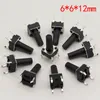 Smart Home Control 50pcs/lot 6x6x12MM 4PIN G95 Tactile Tact Push Button Micro Switch Direct Self-Reset DIP Top Copper Russia