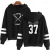 Kvinnors hoodies tonåring varg hoodie män stilinski 24 Beacon Hills lacrosse Pullover Sweatshirt Manlig tryck Röd herr Hip Hop Streetwear