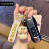 Keychains Cute Cat Biological Kittens Key Chain Men Women Pendant For Car Keyring Purse Bag Accessories DIY Gifts