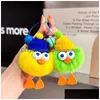 Anahtarlıklar Landards Keychains Landards Tasarımcısı Real Tavşan Kürk Top Anahtar Zinciri Yumuşak Güzel Altın Metal Anahtar Zincirler Pom Poms P Araba Keyri Dhupn