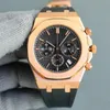 Watch Mens Watches wielofunkcyjny ruch kwarcu 42 mm Wysokiej jakości pasek ze stali nierdzewnej Wodoodporne biznesowe na rękę Relogios Montre de lukse