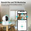 Telecamere IP audio Baby monitor wireless Sorveglianza domestica intelligente Telecamera WiFi HD interna con rilevamento automatico del rilevamento umano