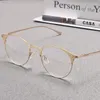 نظارات شمسية إطارات مصمم العلامة التجارية Round Rim Eyewear Tom for Optical Eyeglass Man Reading Myopia Prescription Classes Frame Women