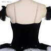 Stage Wear BLL538 Corsage en velours noir avec tulle rigide Tutu Ballet pré-professionnel GirlsWomen Performance ou compétition