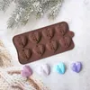 Bakning formar hjärta silikon choklad mögel gummy godisar och godis för konfektyr godis bar tillbehör fondant mögel formade