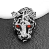 Broschen CINDY XIANG Sehr große Tiger-Leopardenkopf-Brosche Schöne Tiernadel Unisex Damen und Herren Modeschmuck