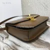 designer tas tote bagluxe damestas klein vierkant echt leer schouder messenger postbode crossbody zadel Box tofu retro klassiek mode baguette pendelen