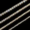 Miami lodowe 3 mm 4 mm 5 mm 6 mm 6 mm łańcuch kubański 925 Srebrny naszyjnik VVS Moissanite Tennis Custom With