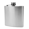 Hip Flasks Pocket Wine Bottle Flask 220ml/8oz Large Capacity Stainless Steel For All Outdoor Activities Durable High Quality