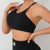 Kobiety biustonosze sportowe dla kobiet wyściółki Lycra Gym Crop Top 2024 Push Up Sport Woman Camis Ubrania MUJER Róż Blue Brown Black