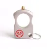 Outdoor Keychain Creative Ring Single Finger Cl Designers Tiger Fist Hand Palm Four Window Breaking Tool 0BEG
