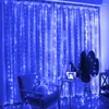 Strings 6M / 4M / 3M LED Guirlande Solaire Rideau Lumières USB Festoon Fée Lumière Décoration D'arbre De Noël 2024 Chambre Décor