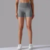 Aktif şort dikişsiz spor salonu kadınlar 2024 Kısa Push Yukarı Sportif Kadın Yoga Giysileri Fitness Egzersiz Giysileri Gri Mor Mavi Haki Kırmızı Kahverengi