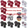 Alabama Crimson Tide College Football Jerseys Enfants Jeunes Tua Tagovailoa Jersey Jerry Jeudy Jaylen Waddle Najee Harris Rouge Personnalisé Stitc H High igh