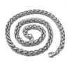 Chaînes GOKADIMA Collier de chaîne en acier inoxydable pour hommes ou femmes Accessoires de bijoux