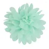 Accessoires pour cheveux, 30 pièces/lot, grande fleur en mousseline de 10cm, pour bébés filles, bandeau, fleurs, fournitures de bricolage