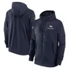 Denver''Broncos''Men Fanatics Branded Navy x Bud Light Pullover-hoodie met volledige ritssluiting