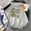 Felpe con cappuccio da donna Hamster Women Y2k estetica Harajuku grafica stile coreano vestiti Hoddies tuta Kawaii femminile