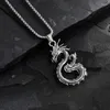 Pendant Necklaces Hip-Hop Chinese Style Zodiac Dragon Personalized Necklace For Men And Women Sweater Chain Jewelry