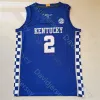 Kentucky Wildcats Basketballtrikot NCAA College Antonio Reeves Rob Dillingham Tre Mitchell D.J.Wagner Reed Sheppard Justin Edwards Thiero Bradshaw Tshiebwe