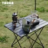 TARKA Outdoor Camping Folding Table Party Picnic BBQ Portable Foldable Desk High Strength Ultralight Aluminium Portable Table 240125