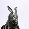 Tier-Cartoon-Kaninchen-Maske Donnie Darko FRANK the Bunny Kostüm Cosplay Halloween Party Maks Supplies Y200103357B