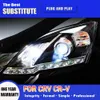 Honda CR-V CRV LED Far Montajı için 07-11 Ön lamba Gündüz Çalışan Işık Salonu Sinyal Sinyal Aksesuarları Yüksek Işın