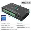 Contrôleurs H807SA H807SBWifi 8/4 ports DMX/Artnet vers SPI LED Pixel Controller avec carte SD pour WS2811 WS2812 WS2812b WS2815 Strip Light