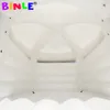 4,5 x 4,5 m (15 x 15 stóp) z dmuchawą hurtową biały biały bounce ślubny domek nadmuchiwany zamek z namiotem księżycowym Skocz Buuncer Air Bed dla dzieci i dorosłych