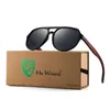 Lunettes de soleil Hu Wood Rized Hommes Marque De Luxe Vintage Lunettes Nouveau Design Pilot Sun Driving Drop Livraison DH09N