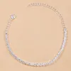 Enkelbanden Eenvoudige Strass Tennisketting Enkelband Voet Voor Vrouwen Zomer Sieraden Accessoires Ins Mode Been Enkelband