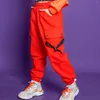 Trousers Hip Hop Girls Pants Teenage Cargo Jazz Dance Costumes Kids Children Sweatpants Street Wear 5-16 Years