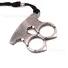 Self Defense Finger Tiger Survival Key Chain with Broken Window Designers Fist Two Buckle Alloy Hand Brace for Legal Ing M6X2