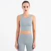 Yoga Outfit Femmes High Impact Débardeur Col Courir Sexy Filles Sports Soutien-gorge Gym Respirant Entraînement Crop Sans Soudure Soutien-Gorge Sportswear