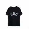 Heren T-shirts Angst voor seizoen 7 Hoofdlijn Abc Letter T-shirt Los Paar Trendy Korte mouw Unisex 4g40