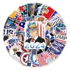 カーステッカードナルドトランプ50PCS 2024 USA FLAG DECALS AMERICAN YYTLP DROP DERVICION AUTOOMOBILES MOTERCYCLES EXTYORIORアクセサリーOTBUX