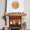 Orologi da parete Orologio senza cornice Ceppo di albero Grana di legno Design unico Movimento al quarzo silenzioso per la casa