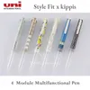 1pcs uni stylefit x kippis edition pens multifunctional pen 4 color module pressing pen pen rod mm gel pen attationery andualery 240119