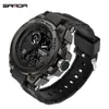 SANDA G Style hommes montre numérique THOCK montres de sport militaires étanche montre-bracelet électronique hommes horloge Relogio Masculino 739 X0258W