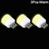 Veilleuses 1-12 pièces Mini prise USB lampe Portable 5V Protection des yeux livre lumière pour ordinateur Mobile puissance charge petite LED