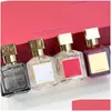 Parfum de la plus haute qualité 4x30 ml Man Sun Fran Cis Kurka Jian Femmes Per Bac Rat Rou Ge 540 Eau florale de femme de luxe longue durée P Dhnua